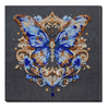 DIY Bead Embroidery Kit "Luxurious sapphire" 8.7"x8.7" / 22.0x22.0 cm