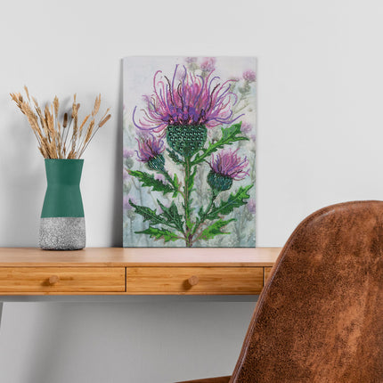 DIY Bead Embroidery Kit "Thorny luxury" 13.8"x9.8" / 35.0x25.0 cm