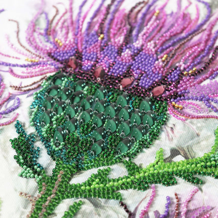 DIY Bead Embroidery Kit "Thorny luxury" 13.8"x9.8" / 35.0x25.0 cm