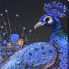 DIY Bead Embroidery Kit "Magical wonder bird" 9.8"x17.7" / 25.0x45.0 cm