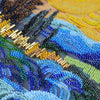 DIY Bead Embroidery Kit "There behind the waterfall" 7.7"x13.8" / 19.5x35.0 cm
