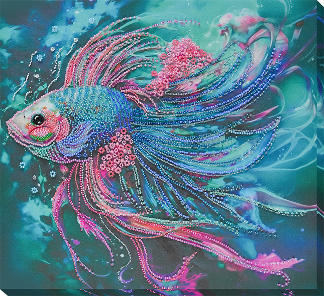DIY Bead Embroidery Kit "At depth" 13.0"x11.8" / 33.0x30.0 cm