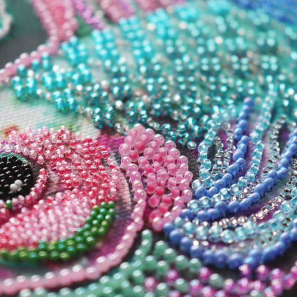 DIY Bead Embroidery Kit "At depth" 13.0"x11.8" / 33.0x30.0 cm