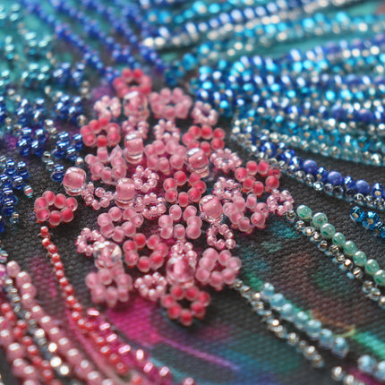 DIY Bead Embroidery Kit "At depth" 13.0"x11.8" / 33.0x30.0 cm