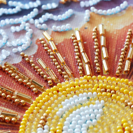 DIY Bead Embroidery Kit "Between day and night" 15.7"x6.3" / 40.0x16.0 cm