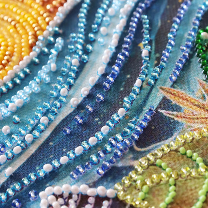 DIY Bead Embroidery Kit "Between day and night" 15.7"x6.3" / 40.0x16.0 cm