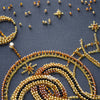 DIY Bead Embroidery Kit "Main Bead Embroidery Kit Golden talisman" 7.9"x9.8" / 20.0x25.0 cm