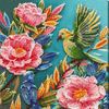 DIY Bead Embroidery Kit "Spring commotion" 9.4"x11.8" / 24.0x30.0 cm