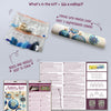 DIY Bead Embroidery Kit "Main Bead Embroidery Kit Crystal patterns" 9.8"x9.8" / 25.0x25.0 cm