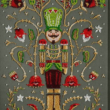 DIY Bead Embroidery Kit "Hero of the Christmas Night " 7.7"x10.2" / 19.5x26.0 cm