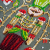 DIY Bead Embroidery Kit "Hero of the Christmas Night " 7.7"x10.2" / 19.5x26.0 cm