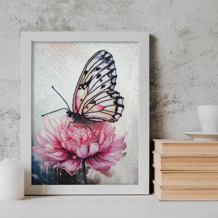 DIY Bead Embroidery Kit "Petal dream" 9.8"x13.0" / 25.0x33.0 cm