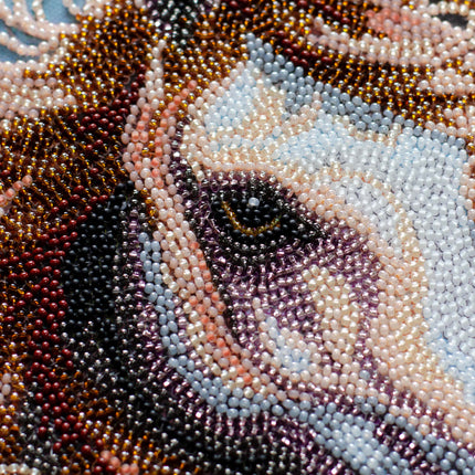 DIY Bead Embroidery Kit "Spirit of the Prairies" 7.9"x14.2" / 20.0x36.0 cm