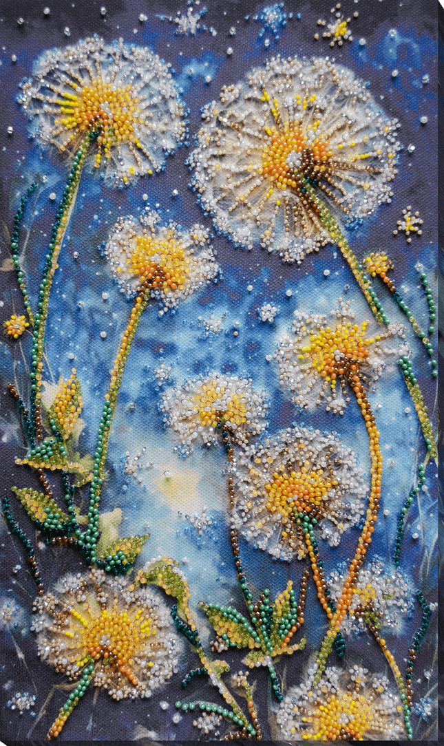 DIY Bead Embroidery Kit "Give your dream to the wind" 6.7"x11.4" / 17.0x29.0 cm