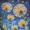 DIY Bead Embroidery Kit "Give your dream to the wind" 6.7"x11.4" / 17.0x29.0 cm