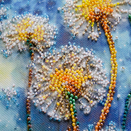 DIY Bead Embroidery Kit "Give your dream to the wind" 6.7"x11.4" / 17.0x29.0 cm