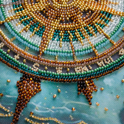 DIY Bead Embroidery Kit "Find your way" 7.9"x11.8" / 20.0x30.0 cm
