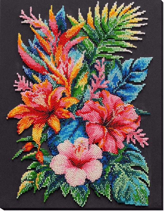 DIY Bead Embroidery Kit "Heavenly delight " 9.4"x12.2" / 24.0x31.0 cm