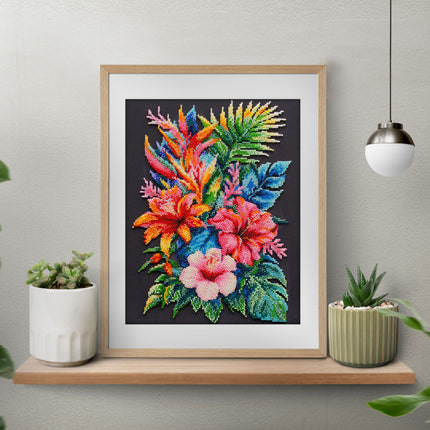 DIY Bead Embroidery Kit "Heavenly delight " 9.4"x12.2" / 24.0x31.0 cm