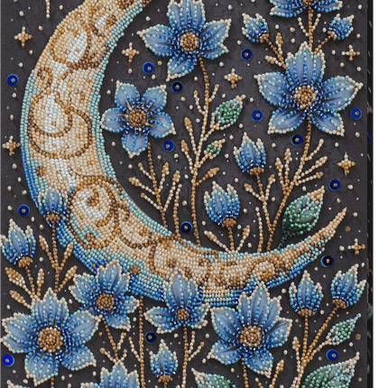 DIY Bead Embroidery Kit "A magical night" 8.7"x12.2" / 22.0x31.0 cm