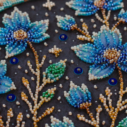 DIY Bead Embroidery Kit "A magical night" 8.7"x12.2" / 22.0x31.0 cm