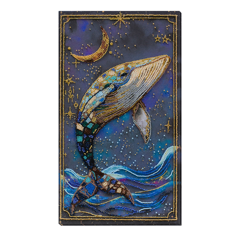 DIY Bead Embroidery Kit "Lord of the Depths" 8.3"x14.6" / 21.0x37.0 cm