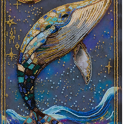 DIY Bead Embroidery Kit "Lord of the Depths" 8.3"x14.6" / 21.0x37.0 cm