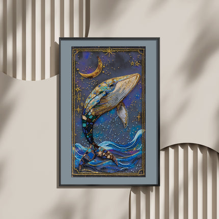 DIY Bead Embroidery Kit "Lord of the Depths" 8.3"x14.6" / 21.0x37.0 cm