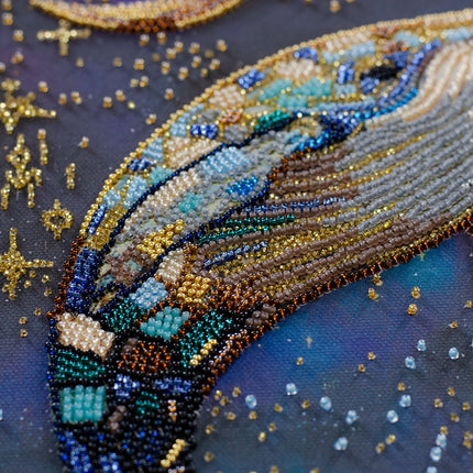 DIY Bead Embroidery Kit "Lord of the Depths" 8.3"x14.6" / 21.0x37.0 cm
