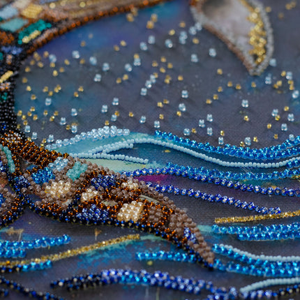 DIY Bead Embroidery Kit "Lord of the Depths" 8.3"x14.6" / 21.0x37.0 cm