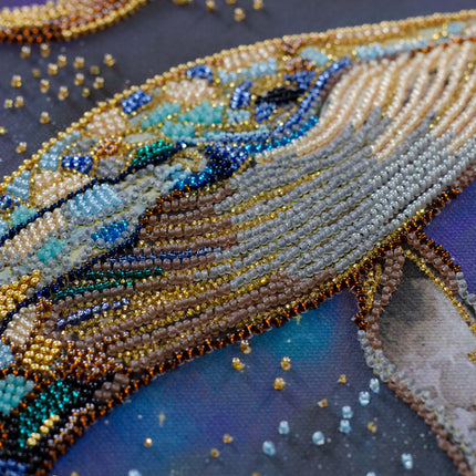 DIY Bead Embroidery Kit "Lord of the Depths" 8.3"x14.6" / 21.0x37.0 cm