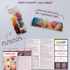 DIY Bead Embroidery Kit "Spring rhythm" 9.4"x16.5" / 24.0x42.0 cm