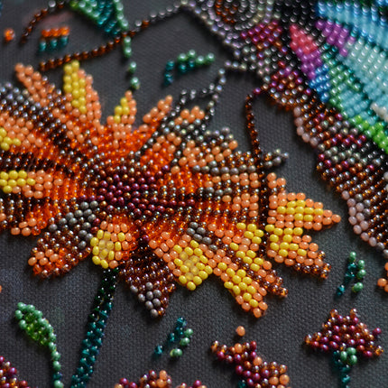 DIY Bead Embroidery Kit " Shades of Summer " 10.2"x15.4" / 26.0x39.0 cm