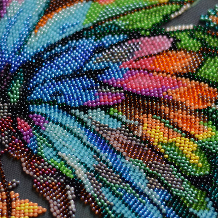 DIY Bead Embroidery Kit " Shades of Summer " 10.2"x15.4" / 26.0x39.0 cm