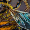 DIY Bead Embroidery Kit "Honey motif" 10.6"x15.0" / 27.0x38.0 cm
