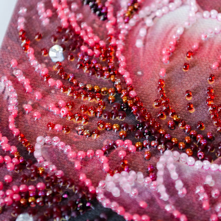 DIY Bead Embroidery Kit " Dew's Kiss" 9.1"x9.1" / 23.0x23.0 cm