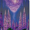 DIY Bead Embroidery Kit "Moonlight" 9.4"x14.6" / 24.0x37.0 cm