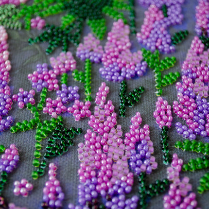 DIY Bead Embroidery Kit "Moonlight" 9.4"x14.6" / 24.0x37.0 cm