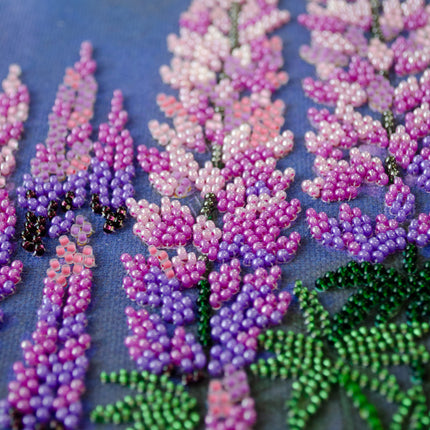 DIY Bead Embroidery Kit "Moonlight" 9.4"x14.6" / 24.0x37.0 cm