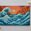 DIY Bead Embroidery Kit "The Murmuring Seа" 14.2"x9.4" / 36.0x24.0 cm