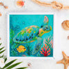 DIY Bead Embroidery Kit "Main Bead Embroidery Kit Ocean Traveler (Animals)" 8.3"x8.3" / 21.0x21.0 cm