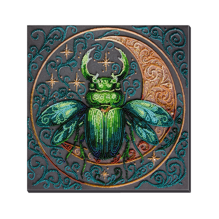 DIY Bead Embroidery Kit "Nature Totem" 9.8"x9.8" / 25.0x25.0 cm