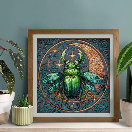 DIY Bead Embroidery Kit "Nature Totem" 9.8"x9.8" / 25.0x25.0 cm