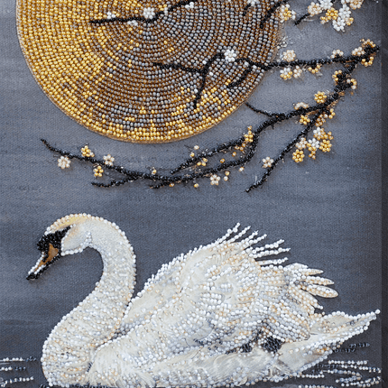 DIY Bead Embroidery Kit " Sul Blooms " 7.9"x15.7" / 20.0x40.0 cm