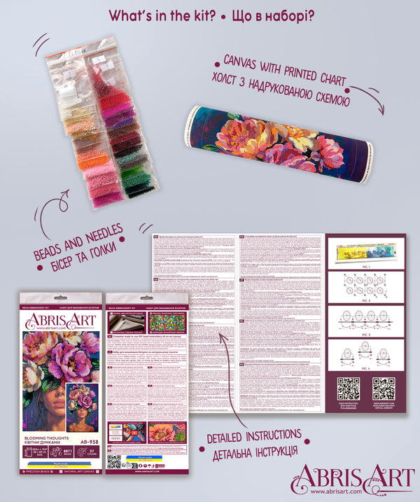 DIY Bead Embroidery Kit 