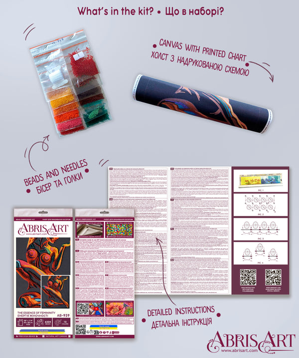 DIY Bead Embroidery Kit 