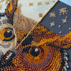 DIY Bead Embroidery Kit " The oracle between day and night" 10.2"x15.7" / 26.0x40.0 cm