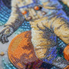 DIY Bead Embroidery Kit "Cosmic Traveler" 10.2"x15.4" / 26.0x39.0 cm