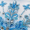 DIY Bead Embroidery Kit "Frost patterns" 8.7"x8.7" / 22.0x22.0 cm