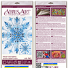 DIY Bead Embroidery Kit "Frost patterns" 8.7"x8.7" / 22.0x22.0 cm